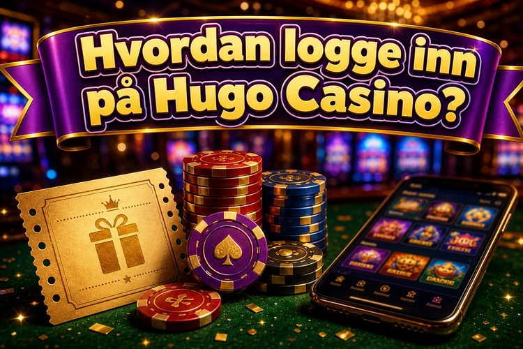 Hvordan logge inn på Hugo Casino?