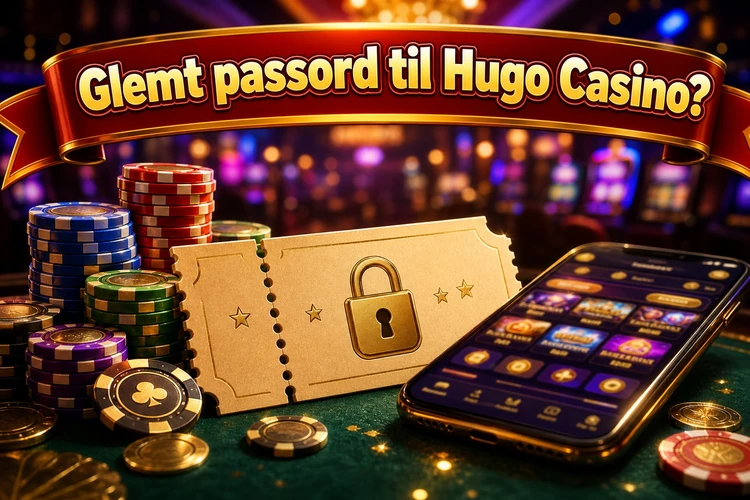 Glemt passord til Hugo Casino?